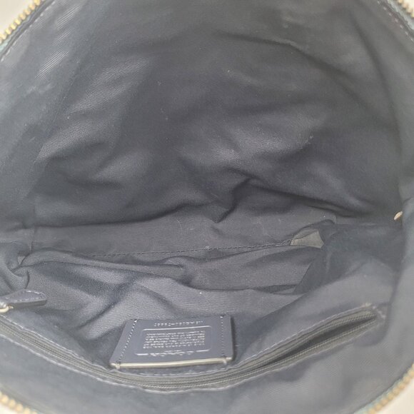 Coach Prairie Satchel Women's Blue Crossbody Pebble Leather Blue Bag 79997 - Picture 7 of 12